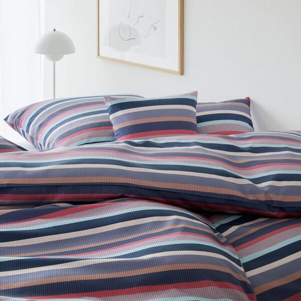 Satin-Bettwäsche 2322-Color Stripe (elegante)