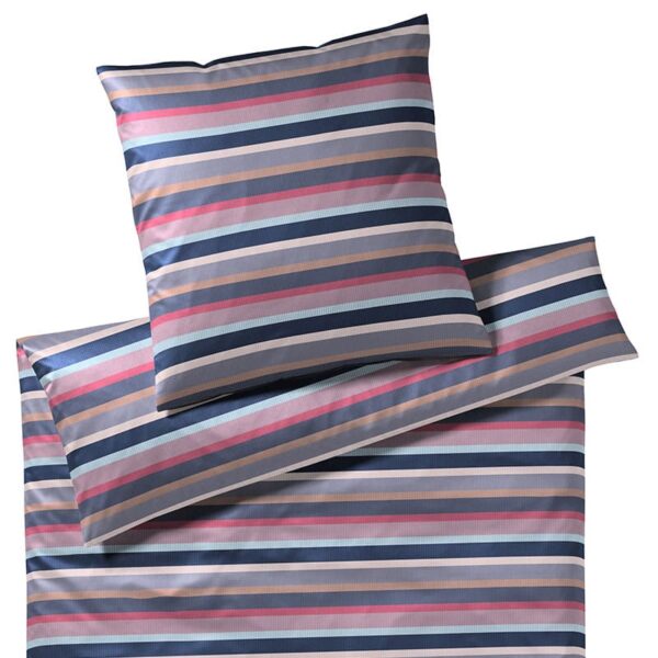 Satin-Bettwäsche 2322-Color Stripe (elegante) – Bild 2
