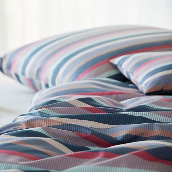 Satin-Bettwäsche 2322-Color Stripe (elegante) – Bild 3