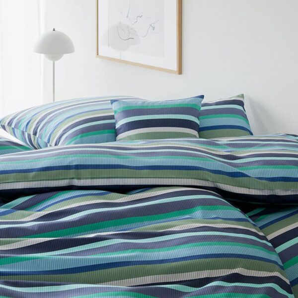 Satin-Bettwäsche 2322-Color Stripe (elegante) – Bild 4