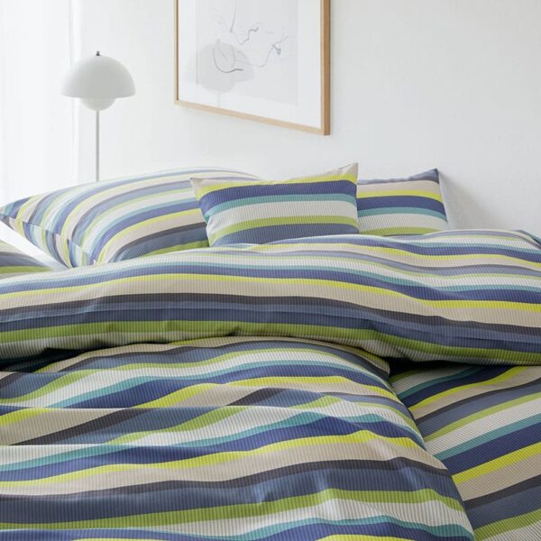 Satin-Bettwäsche 2322-Color Stripe (elegante) – Bild 6