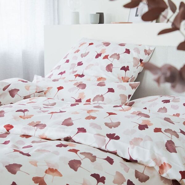 Satin-Bettwäsche 2317-Ginko (elegante)